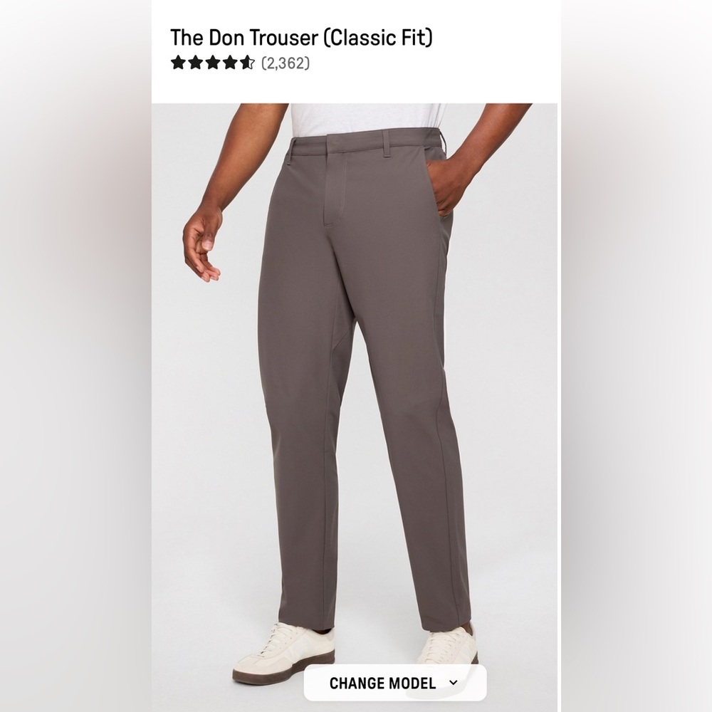 Fabletics - The Don Trouser Gray Pants
